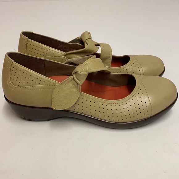 WOMENS DANSKO DEIDRA Tan leather Maryjane comfort EDGE SHOES Size 39/8.5-9 - Picture 6 of 12